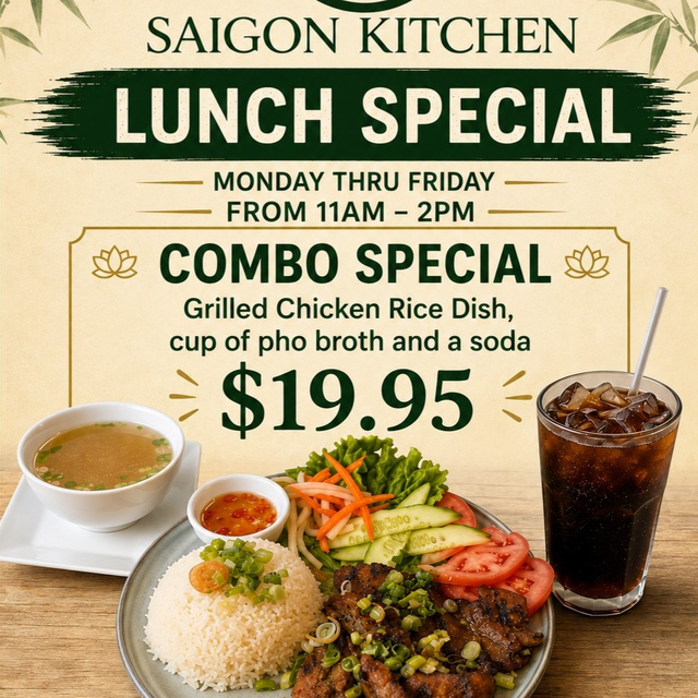 Rice Dish Lunch Special.